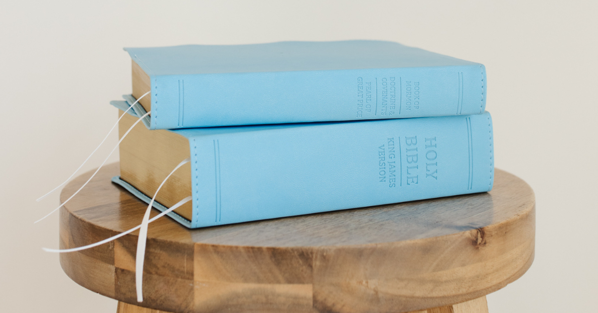 Hand-Bound Simulated Leather Bible - Breezy Blue